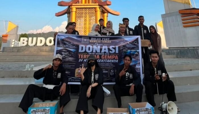 Dari Mamuju Tengah untuk Nusa Tenggara Timur, PSHT Galang Donasi Korban Bencana