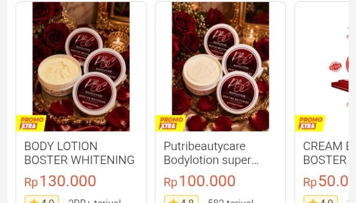 Kosmetik PutriBeautyCare Didugan Ilegal Beredar di Pinrang Jadi Sorotan, APH Diminta Tak Tutup Mata